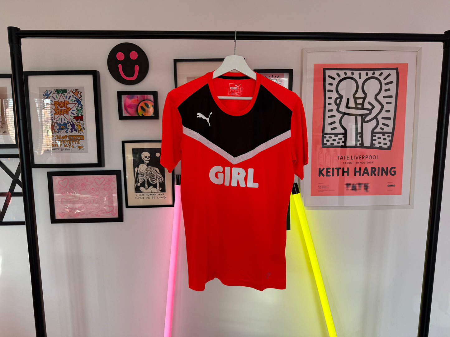 GIRL - Short sleeved PUMA top